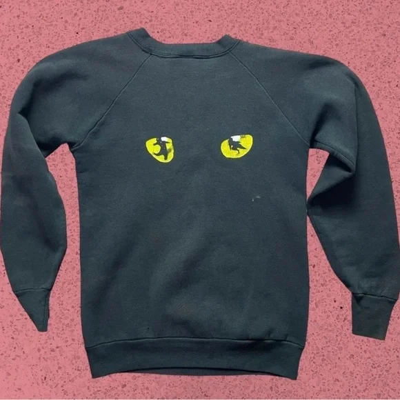 Vintage Cats Broadway Musical Crewneck Sweatshirt - Picture 2 of 2